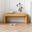 Banc rembourré jaune