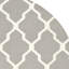 Tapis gris en laine et coton tissé à la main Rodgers-804599989