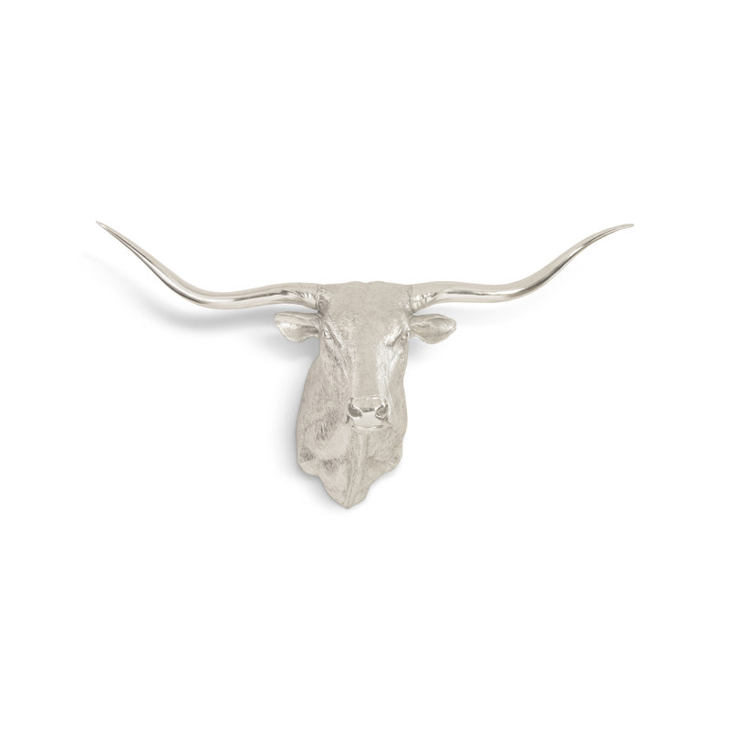 Sculpture murale Longhorn Bull