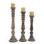 Ensemble de chandelles de table en bois 3 pièces Colville-1146826501