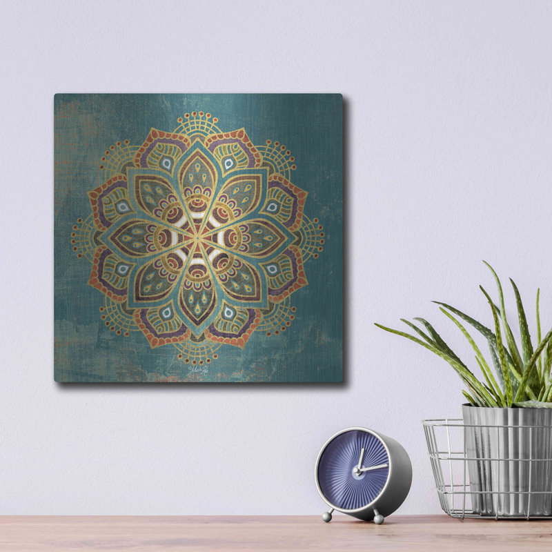 "Boho Medallion I" par Marla Rae, H 12 po x l 12 po
