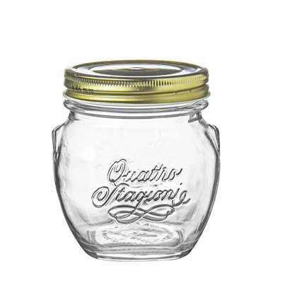 Quattro Stagioni Glass Storage Jar - 500ml