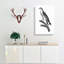 Black-Winged Kite Bird - Wrapped Canvas Painting-55371219