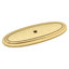 Manor House Lancaster Hand Polished Knob Backplate