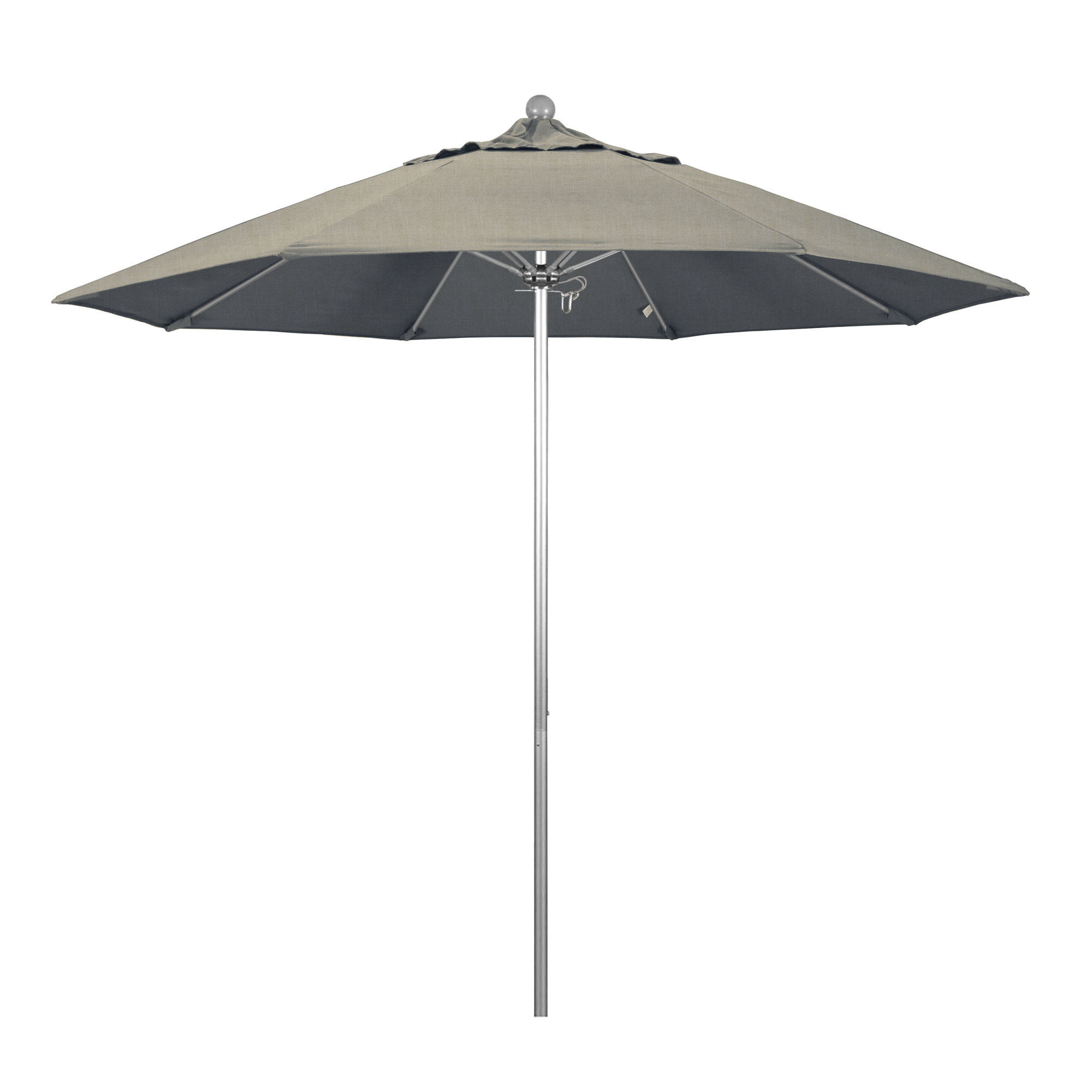 Maria 108'' Sunbrella® Outdoor Umbrella, Spectrum Dove Sunbrella® Plainweave, Silver
