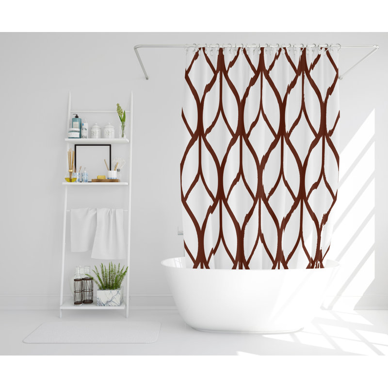 Wendelin Polyester Shower Curtain, 177cm H x 177cm W