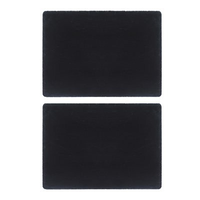Slate Solid Colour Rectangle Placemat