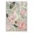 Magnolia Collection Floral Machine Washable Green / Beige / Pink Indoor Area Rug with Non-Slip Backing-128992642