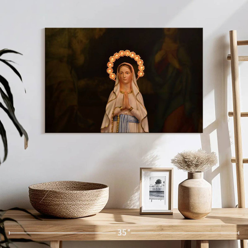 Adella Virgin Mary Praying, 16" H x 24" W