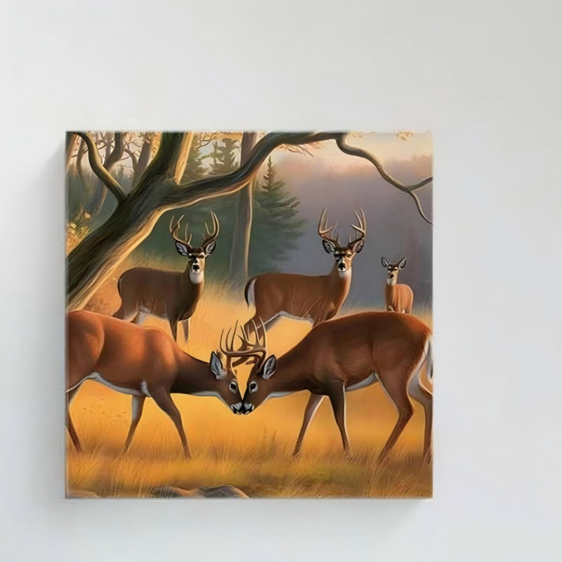 Art mural sur toile sans cadre 16 "x 16"