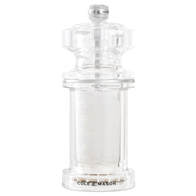 Cole & Mason 675 Acrylic Salt Mill 4.75" 