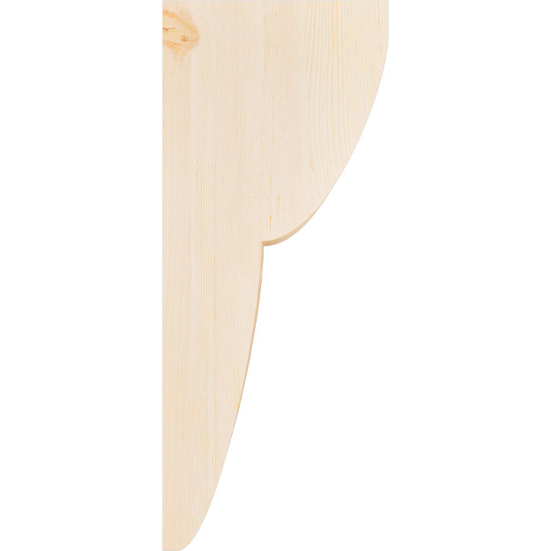 Crestline Corbel, 28" H x 5.5" W x 12" D, Douglas Fir, Smooth