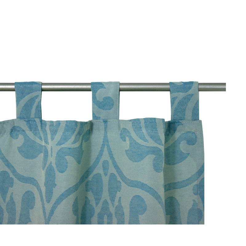 Adisson Room Darkening Curtain Single Panel, 135cm Width x 245cm Drop, Turquoise
