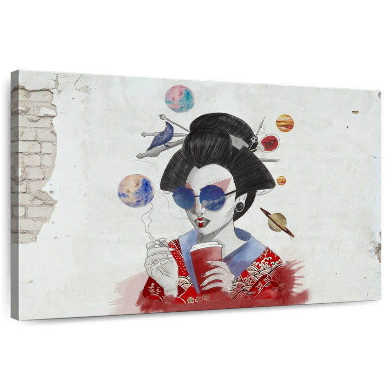 Leisha Urban Geisha, 24" H x 36" W