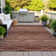 Machine Washable Indoor/Outdoor Xhevrie Paprika Rug