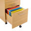Denzel Under Desk Mobile Pedestal 3 Drawer Unit, Filing Cabinet-113768067