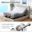  Smart Adjustable Bed Frame With Massage & Memory Foam Mattress - Zero Gravity, Anti-Snore, App Control, USB Charging, 750Lbs Capacity, 5"/7"/12" Height Adjustable-1642553699