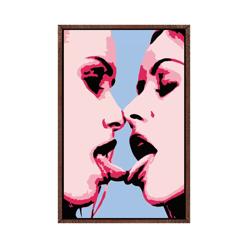 French by Steez - Gallery-Wrapped Canvas Giclée on Canvas, Classic Wood Floater Frame, 66.04cm H x 45.72cm W