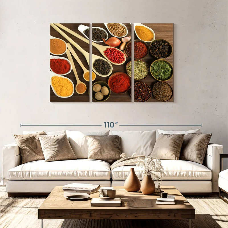 Yarlin Spice Collection, 48" H x 74" W