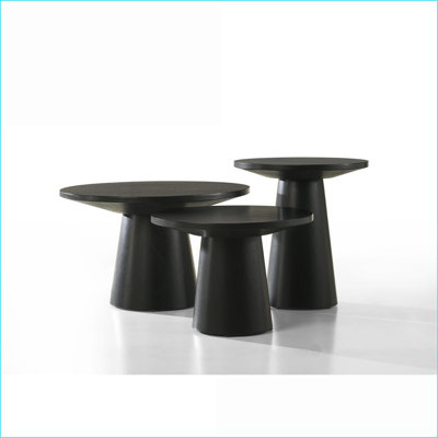 Ensemble de tables basses 3 pièces Jasper Ebony