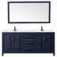 Daria 72" Double Bathroom Vanity Set with Mirror-97878036-97878039-125003077