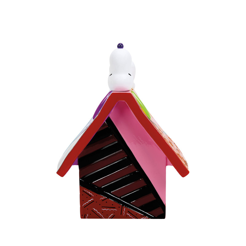 Figurine Enesco Peanuts BRITTO Snoopy dormant sur une niche pour chien 6,5 pouces