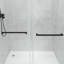 Porte de douche opale Mirage MCOCOD l 56 à 61 po x H 76 po à double vitrage coulissant sans cadre avec verre givré de 3/8 po (10 mm)-116096841