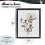 Cadre flottant simple à fleurs pressées, design par lettré et doublé-2139264553-2139264552