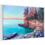 «Cave Point at Sunrise» par Rachel Christopoulos, reproduction d'art sur toile encadrée