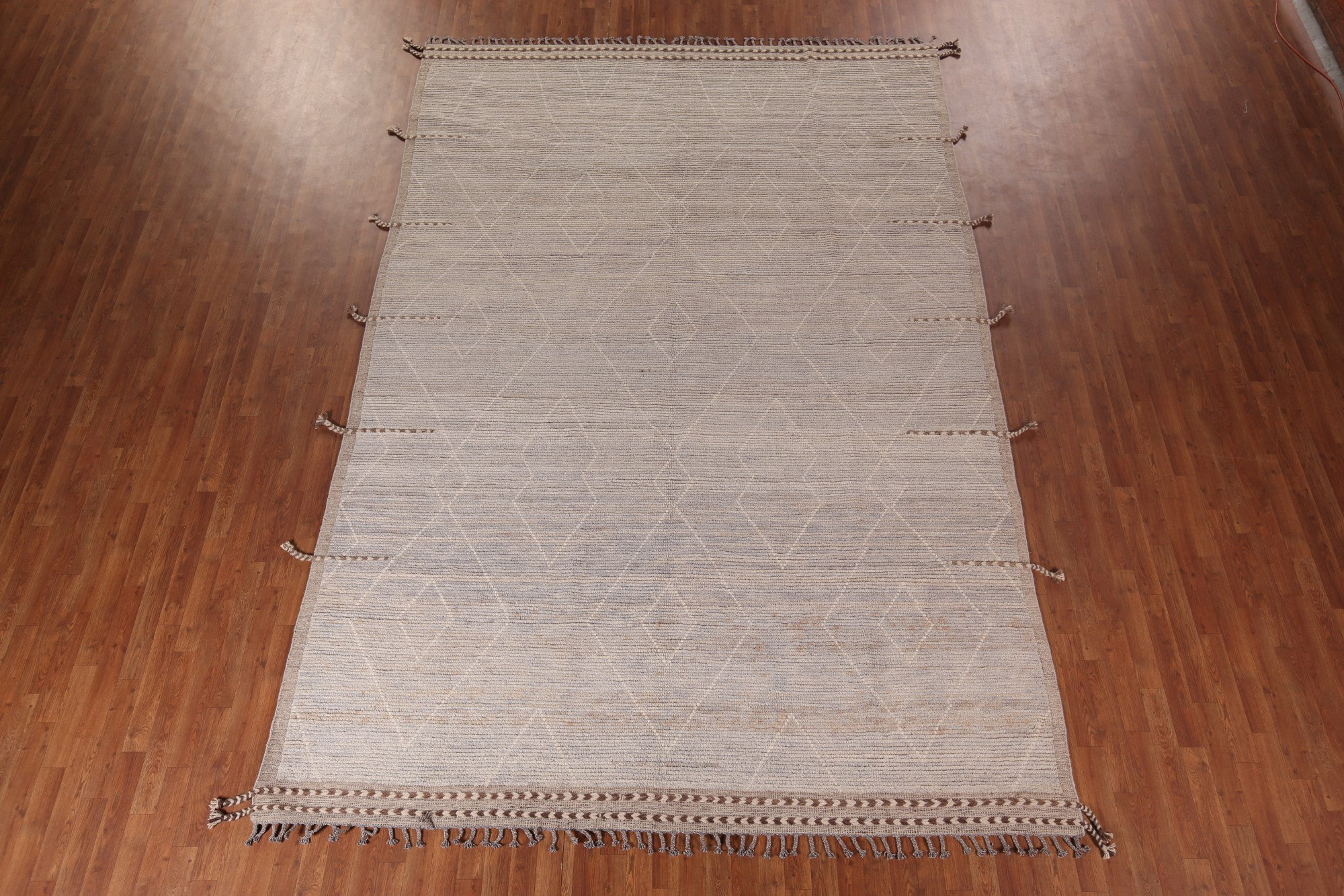Rugsource Trellis Wool Striped Moroccan Oriental Area Rug 9x13 Wayfair