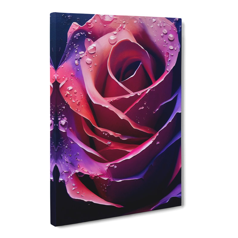 Thresa Rose Flower Vol.1 - Wrapped Canvas, 50cm H x 35cm W x 3cm D