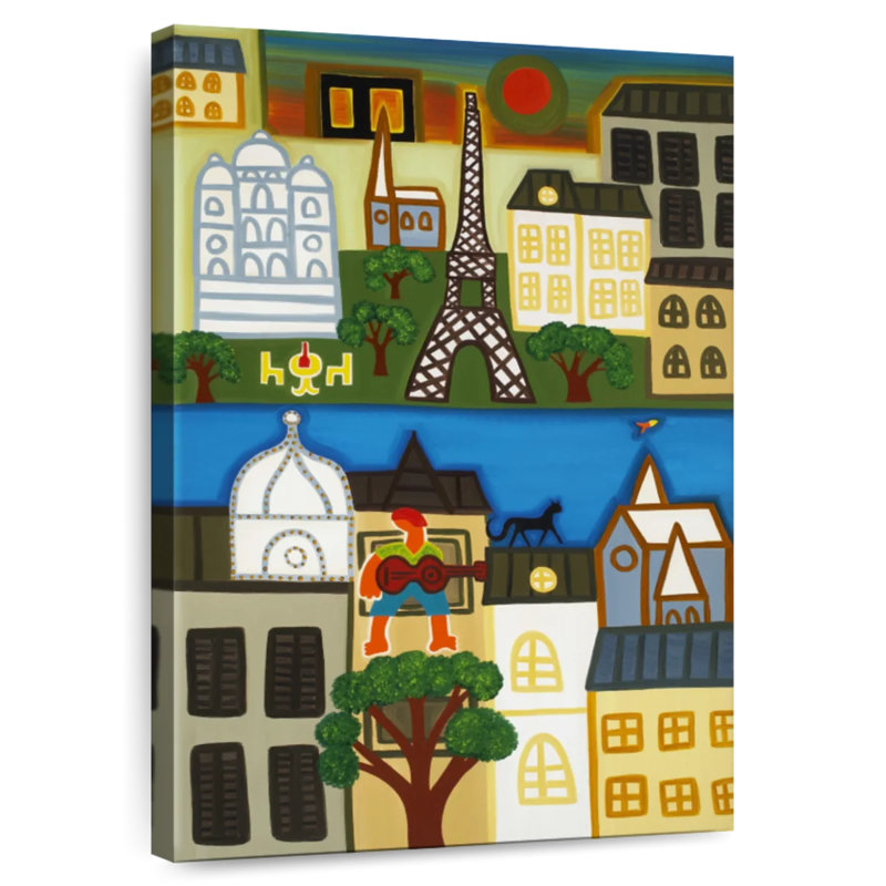 Spring In Paris, 36" H x 24" W