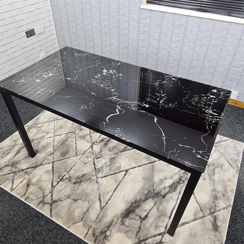 Glass Top Dining Table