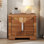 Table de chevet moderne de style Mid-Century, table d'appoint à 2 tiroirs de large, table de bout en bois en forme de losange avec rangement, placard avec base robuste, petite table de chevet pour la chambre à coucher, le salon, l'entrée