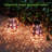 7.5'' Solar Powered Integrated LED Color Changing Lantern