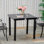 Rectangular Metal Outdoor Dining Table , in. W in. D