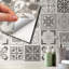 Altheda 38.1cm W x 38.1cm L Vinyl Peel and Stick Mosaic Tile