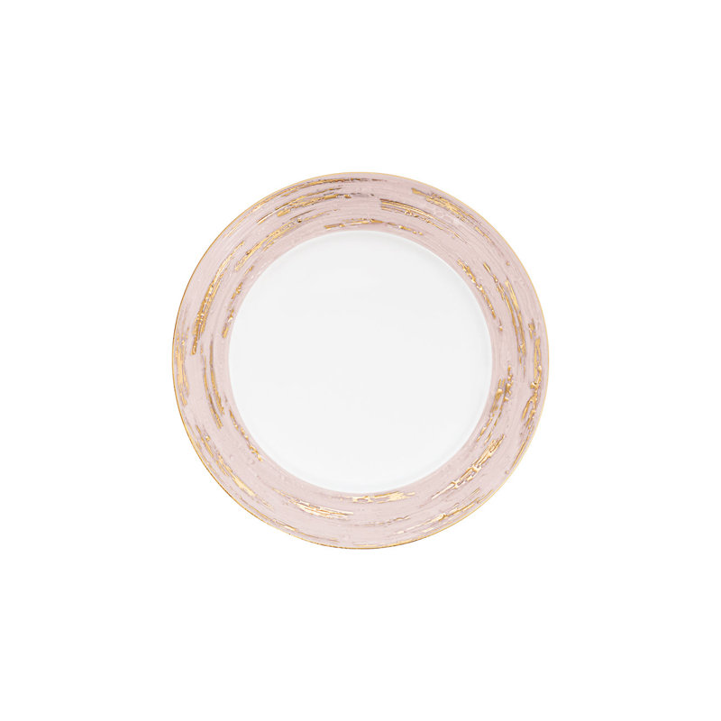 Olivia 4-Piece Place Setting, White; Pink; Purple; Gold