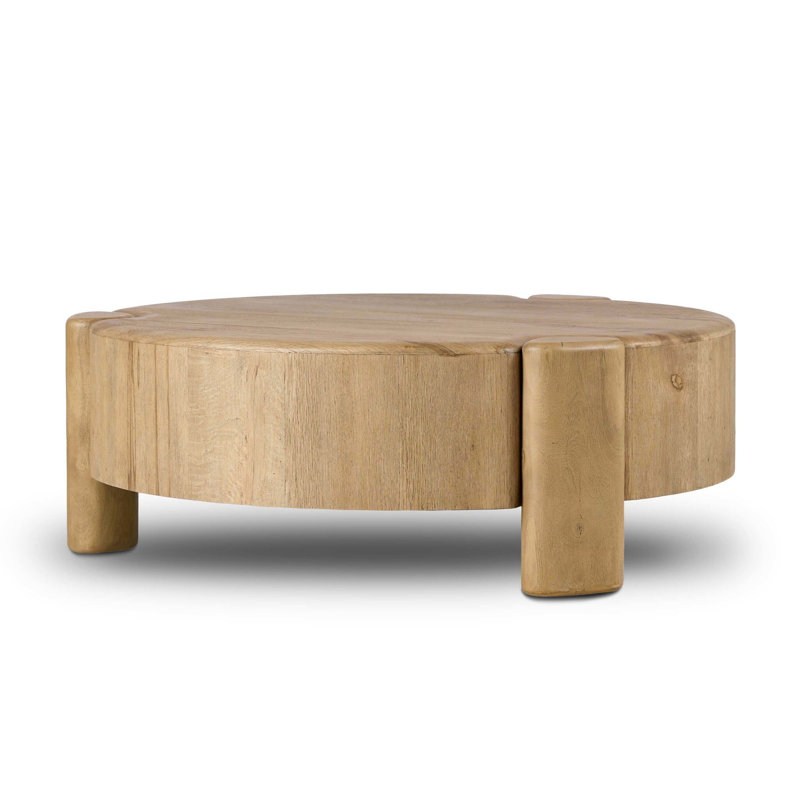 Toman Coffee Table, Rustic Oak Veneer