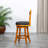 30" Bar Height X-Back Swivel Stool, Natural Finish Fabric Seat-2134066924-2134066913