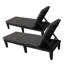Siège inclinable à lattes inclinable de 75 po Highfill-429465604-429465605