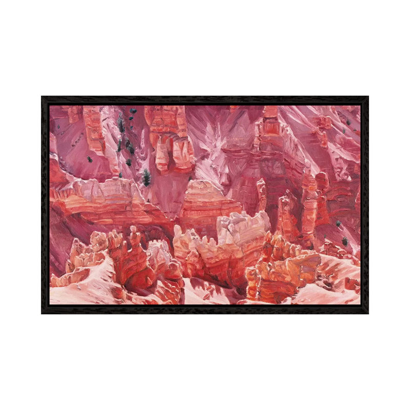 Cedar Breaks 1 Piece Wall Art on Canvas, 66.04 cm H x 45.72 cm W, Black Framed