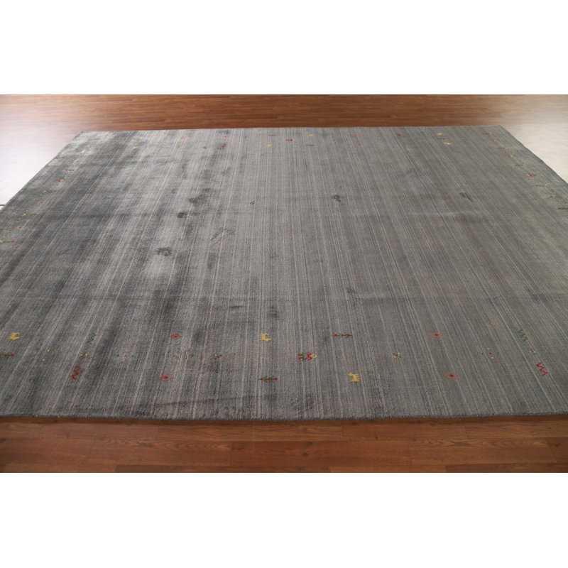 Tapis de salon fait à la main Gabbeh 9 x 12