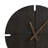 Numberless Textured Wall Clock
