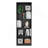 Home 4 Shelves Bookcase With Multi-Tiered Storage -Black -Office-926879252