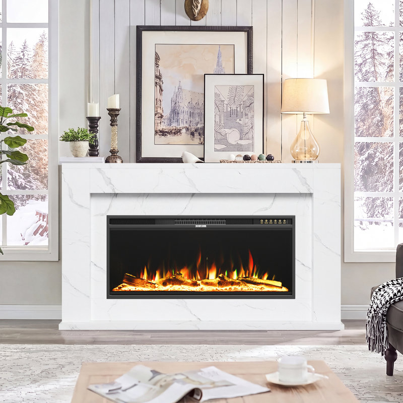 Moneak Simple Surround Electric Fireplace