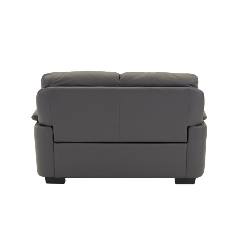 Nafissa 3+2 Sofa Set Genuine Leather, Grey