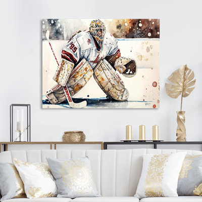 Hockey sur gazon sur glace pendant le jeu III