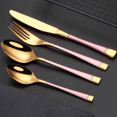 QIANXING Stainless Steel (18/10) Flatware Set - Service for 6