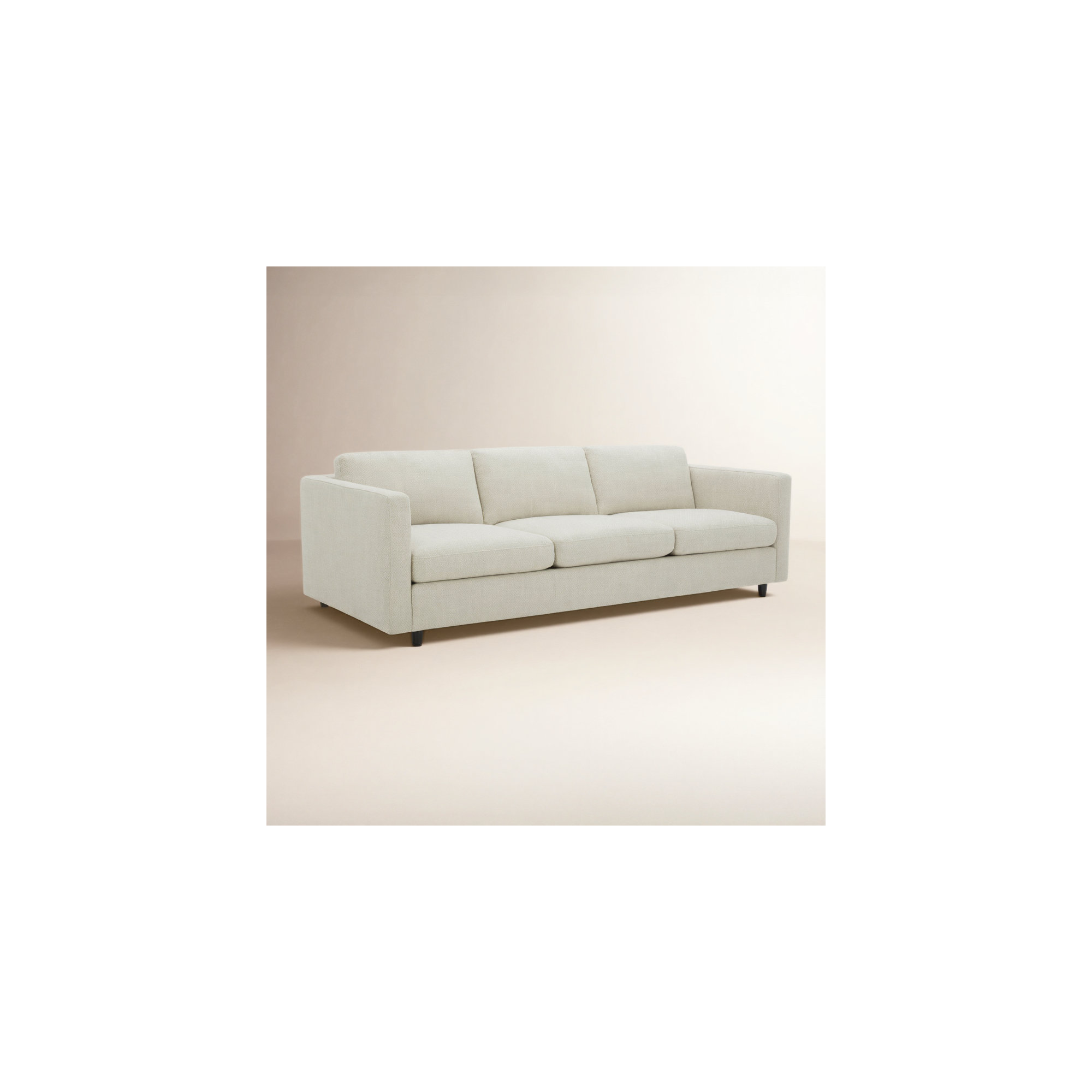 Fleetwood 99'' Upholstered Sofa, Moto Stucco Textured Tweed